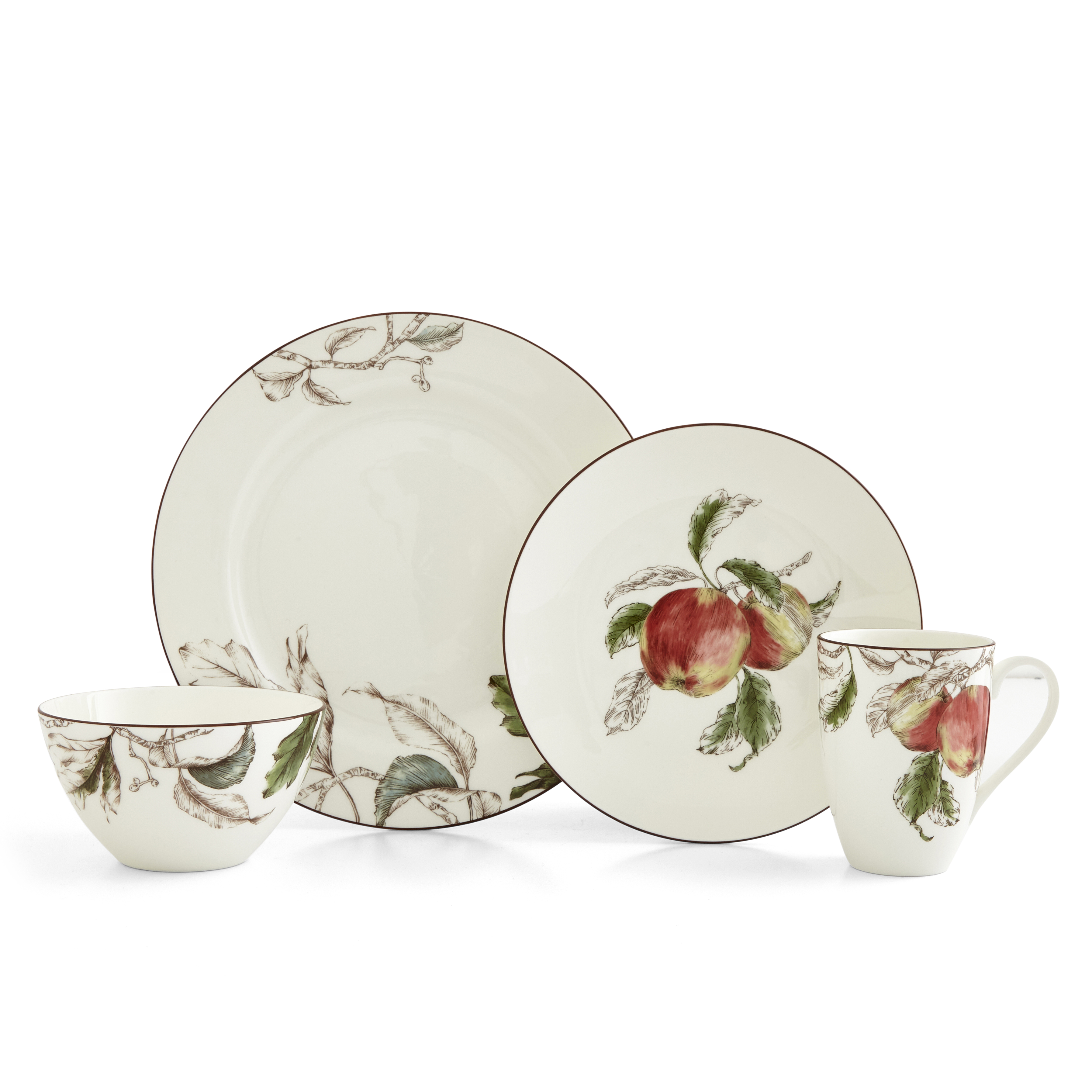 Nature's Bounty 4 Piece Place Setting (Apple) image number null